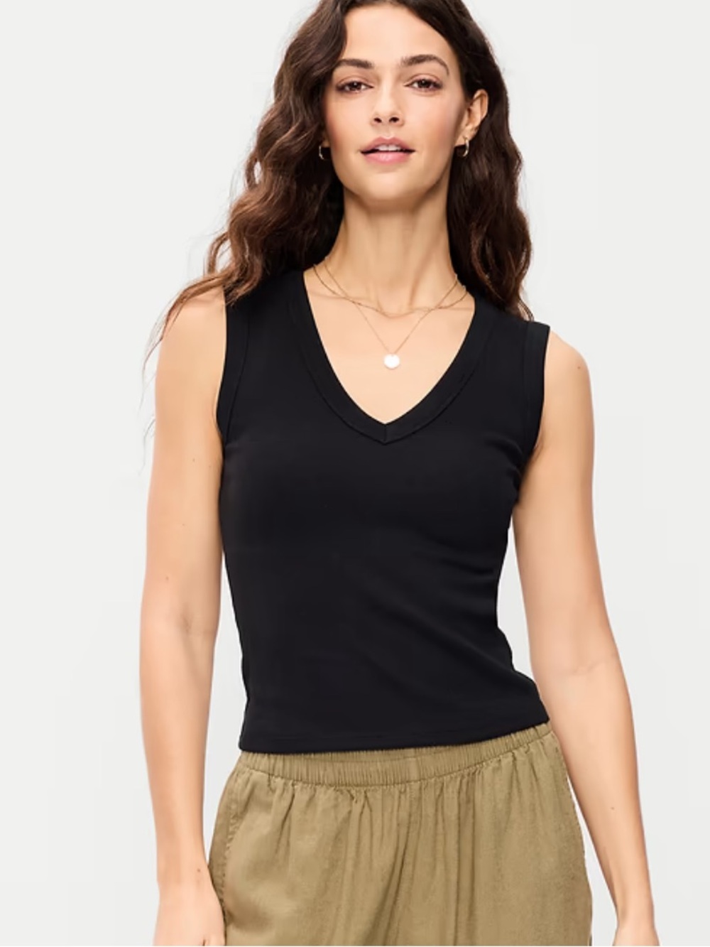 Snug v neck top
